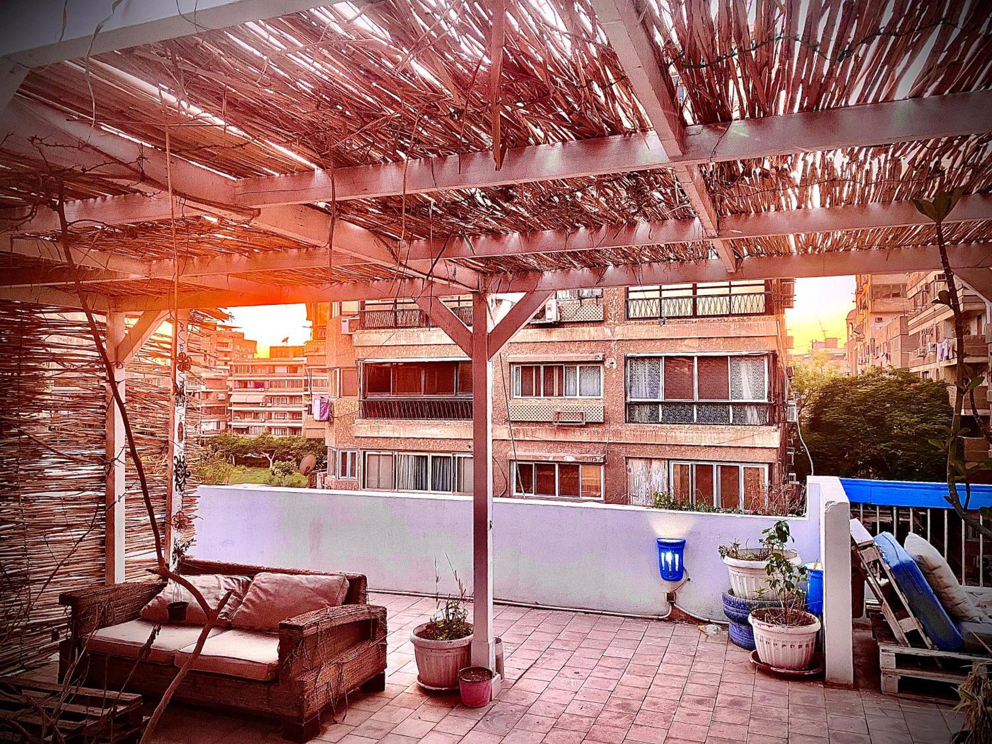 Airport Rooftop Club Luxurious Rooms And Studios Caïro Buitenkant foto